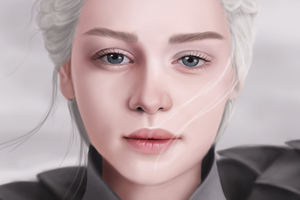 Daenerys Targaryen Illustration 4k