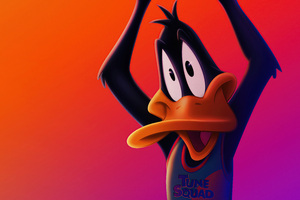 Daffy Duck Space Jam A New Legacy 8k (1920x1080) Resolution Wallpaper