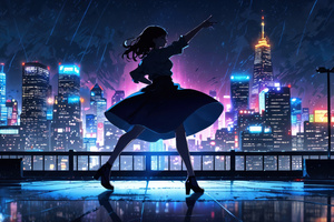 Dancing In The Rain (1680x1050) Resolution Wallpaper