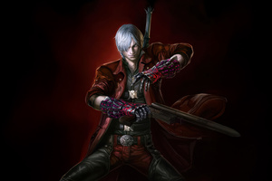 Dante The Legendary Demon Slayer (320x240) Resolution Wallpaper