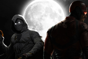 Daredevil And Moon Knight 4k