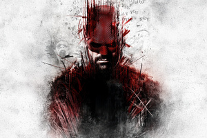 Daredevil Born Again The Devil Work Is Never Done (2932x2932) Resolution Wallpaper