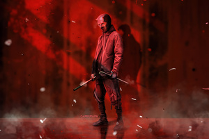 Daredevil The Crimson Vigilante (1360x768) Resolution Wallpaper