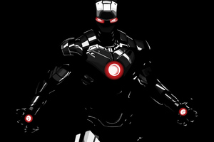 Dark Iron Man (320x240) Resolution Wallpaper