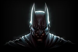 Dark Knight Batman (1360x768) Resolution Wallpaper