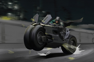 Dark Knight Batride (1280x720) Resolution Wallpaper