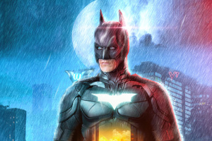 Dark Knight In Black Armor (2560x1080) Resolution Wallpaper