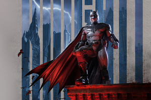 Dark Knight Poster 5k (1360x768) Resolution Wallpaper