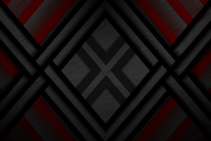 Dark Simple Red Abstract 4k