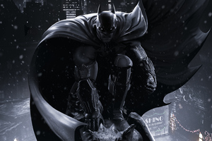 Darkness Of Batman Arkham Origins 5k (1600x900) Resolution Wallpaper