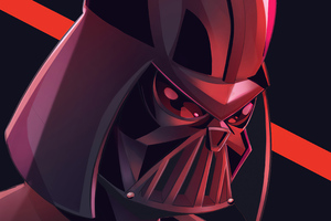 Darth Vader 4k Minimal Art