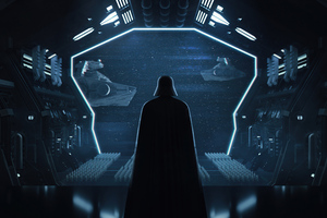Darth Vader Ship 8k Wallpaper