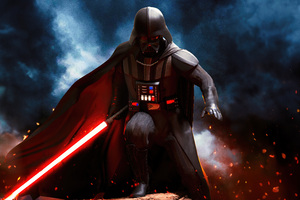 Darth Vader The Force (2048x1152) Resolution Wallpaper