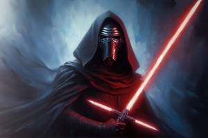 Darth Vader With Lightsaber 4k (3840x2160) Resolution Wallpaper