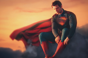 David Corenswet As Superman Hero (1366x768) Resolution Wallpaper
