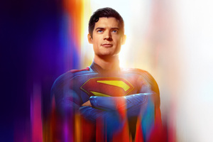 David Corenswet Is Superman (2560x1080) Resolution Wallpaper