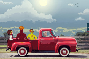 Dc Flash Fam Country Roads (2560x1700) Resolution Wallpaper