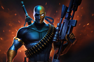 Dc Injustice 2 Deathstroke (2560x1080) Resolution Wallpaper