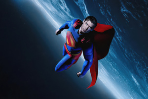 Dc Superman Look Up (2048x2048) Resolution Wallpaper