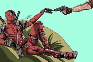 Deadpool 2 Illustration 4k