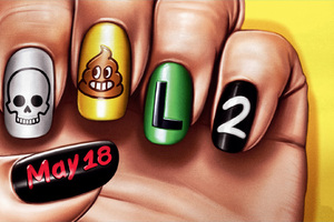 Deadpool 2 Movie Funny Nail Paint Poster