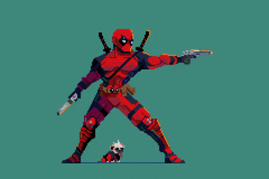 Deadpool 8 Bit (1920x1080) Resolution Wallpaper