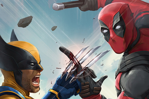Deadpool And Wolverine Brilliance (1336x768) Resolution Wallpaper