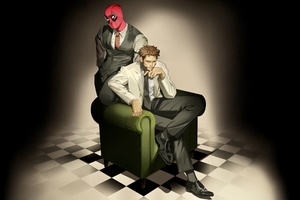 Deadpool And Wolverine Calmness (1920x1200) Resolution Wallpaper