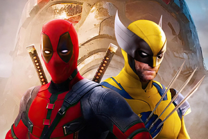 Deadpool And Wolverine Compasses (1024x768) Resolution Wallpaper