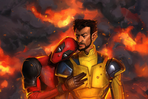 Deadpool And Wolverine Defender Of Humanity (1920x1080) Resolution Wallpaper