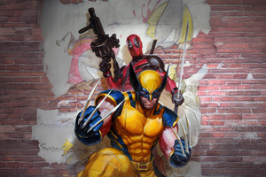 Deadpool And Wolverine Dual Power (3440x1440) Resolution Wallpaper