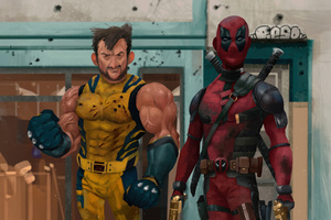 Deadpool And Wolverine Duo Reborn (3440x1440) Resolution Wallpaper