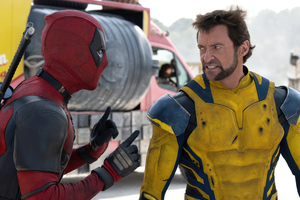 Deadpool And Wolverine Fight (1336x768) Resolution Wallpaper
