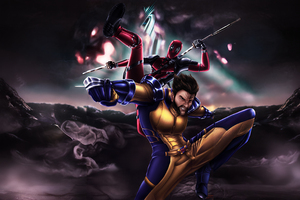 Deadpool And Wolverine From Mutant To Hero Wallpaper