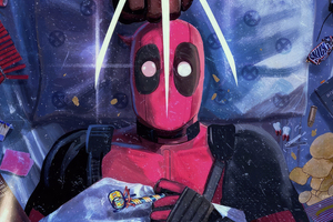 Deadpool And Wolverine Funny Artwork (2048x1152) Resolution Wallpaper