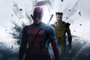 Deadpool And Wolverine Join Forces (2560x1024) Resolution Wallpaper