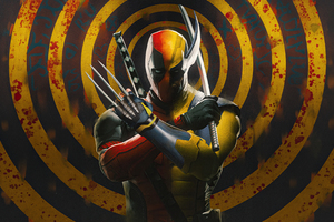 Deadpool And Wolverine Mercenary (1360x768) Resolution Wallpaper