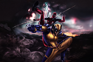 Deadpool And Wolverine Power Control (1280x800) Resolution Wallpaper