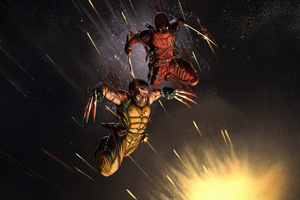 Deadpool And Wolverine The Last Departure (2560x1024) Resolution Wallpaper