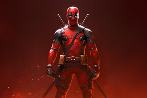 Deadpool Antihero Attitude (320x240) Resolution Wallpaper