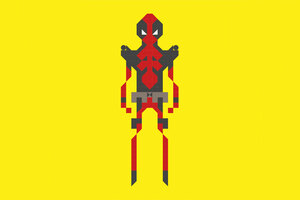 Deadpool Pixel Art 5k