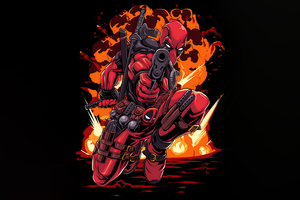 Deadpool Radiance (320x240) Resolution Wallpaper
