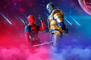 Deadpool Thanos Wallpaper