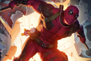 Deadpool The Unconventional Fighter (1440x900) Resolution Wallpaper