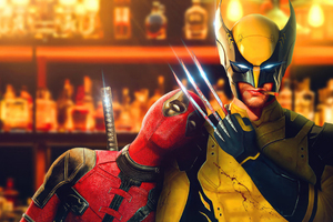 Deadpool Vs Wolverine Showdown (1152x864) Resolution Wallpaper