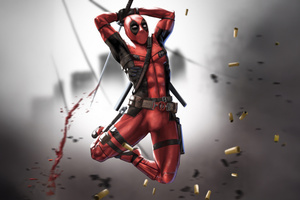 Deadpool Watches Over The World (1152x864) Resolution Wallpaper