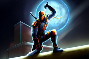 Deathstroke Super Soldier Unleashed (2560x1080) Resolution Wallpaper
