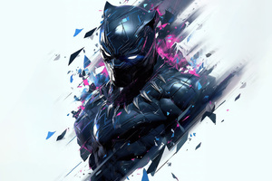 Defender Of Wakanda Black Panther (1400x1050) Resolution Wallpaper