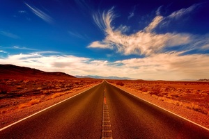 Desert Highway Road