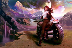 Desert Odyssey On Two Wheels (1440x900) Resolution Wallpaper